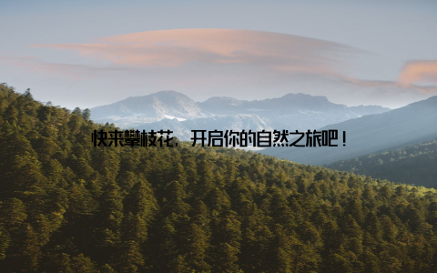 快来攀枝花, 开启你的自然之旅吧!