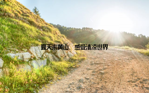 夏天来黄山, 感受清凉世界