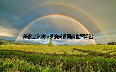 美食之旅波尔多的美食同样世界闻名