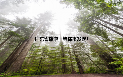 广东省旅游, 等你来发现!