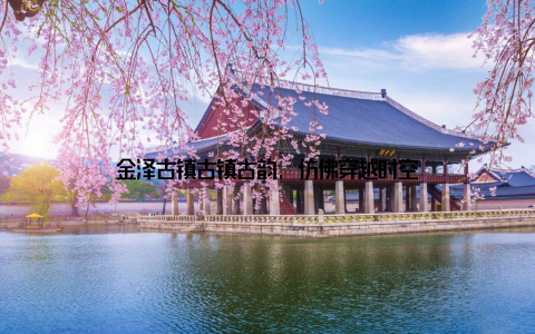 金泽古镇古镇古韵, 仿佛穿越时空