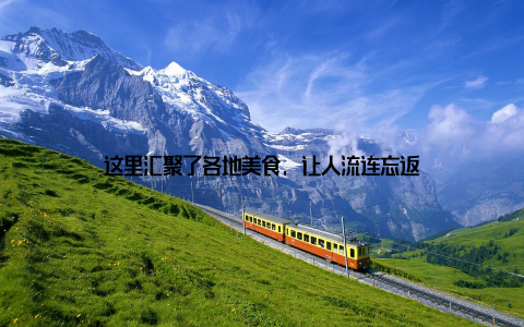 这里汇聚了各地美食, 让人流连忘返